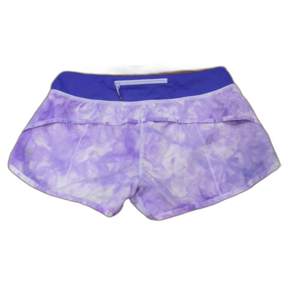 Lululemon Athletica Purple Tie Dye Shorts Women's Size 6 - Picture 1 of 2